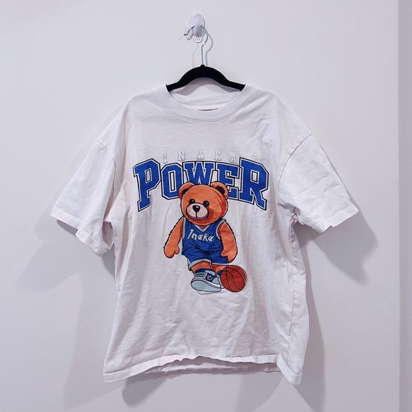 INAKA POWER | CLASSIC TEDDY BASKETBALL WORKOUT LIFTING T-SHIRT - Picture 1 of 4